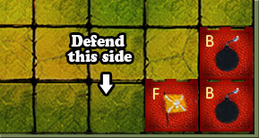 Plaats de vlag niet in de hoek