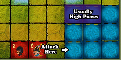 Val aan met uw generaal