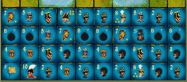 Man the Barricades opstelling voor Stratego