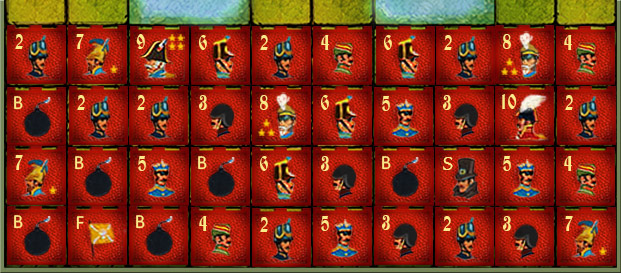 The Tempest Defense opstelling voor Stratego